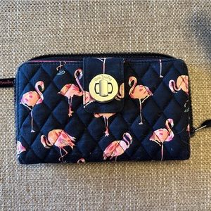 Vera Bradley flamingo wallet. New without tags